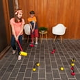 thumbnail image 6 of Champion Sports Foam Croquet Set: Classic Outdoor Lawn and Party Game for Kids - 6 Player Sets with Soft Wickets Stakes & Mallets, 6 of 6