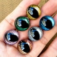 thumbnail image 4 of Ojos de gato de cristal de 12-24 mm, ojos brillantes con purpurina, accesorios para muñecos de peluche de cristal, 4 of 6