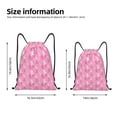 thumbnail image 2 of Xecao Breast Cancer Awareness (3) Pattern Sports Drawstring Backpack - String Swim Gym Bag with Wet Proof Pocket for Women&Men-Small, 2 of 6
