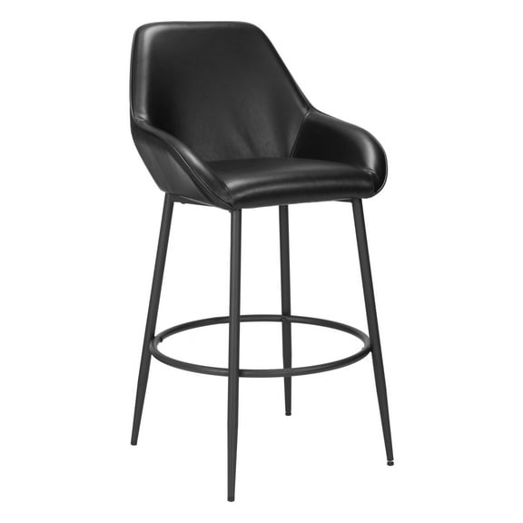 Vila Barstool (Set of 2) Black