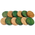 thumbnail image 4 of WE Games Olive Wood Backgammon Checkers/Chips in Green & Natural, 4 of 5