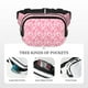 thumbnail image 5 of Balery pink heart Mochila Cinturón para Mujeres y Hombres, Bolsa de Cintura Impermeable de Doble Capa con Correa, 5 of 9