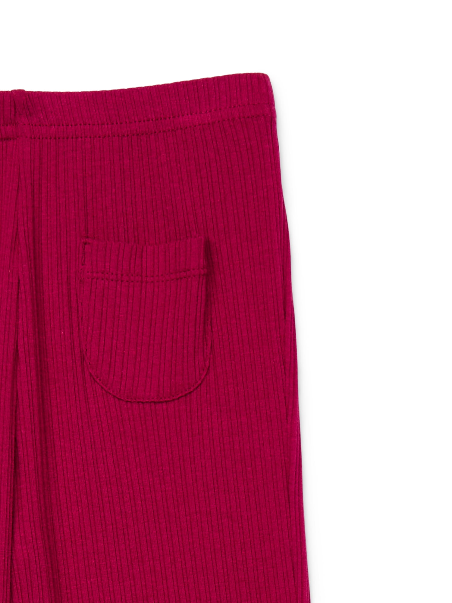 Wonder Nation Little Girls Flare Leggings with Front Patch Pockets, Sizes 4-10