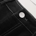 thumbnail image 5 of A Darker Black Denim A-Line Skirt for Women, 2025 New Flared Mid-Length Swing Skirt, Loose Fit Flowy Drop Waist Skirt, 5 of 6