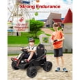 thumbnail image 4 of Garvee 24V Kids Electric Vehicle with Parental Controls – 6MPH 200W 4x4 Ride-On Truck, Adjustable Seat, Music, and Off-Road Capability for Boys and Girls Ages 3 and Up,Black, 4 of 7