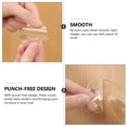 thumbnail image 3 of STRANDCHIC 6Pcs Punch Free Invisible Door Knobs White Self-Adhesive Cabinet Pulls for Furniture, 3 of 8