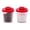 A-180Multicolor, variant on WYanRUI Transparent Mini Plastic Spice Shakers with Flip Top Lids, Airtight Spill Proof Seasoning Containers for Travel Camping Picnic Lunch Box Outdoor Season Storage,23*13*5cm,Clear