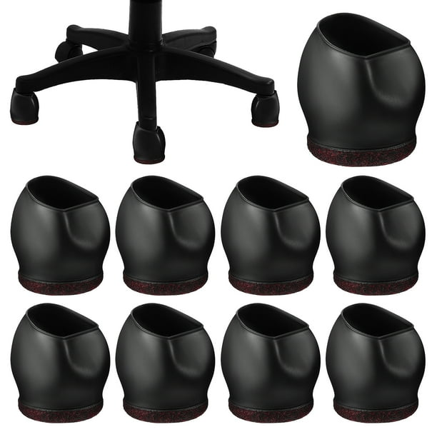 10 fundas para ruedas, protectores para ruedas de muebles, fundas para patas de muebles y protectores de suelo para patas de sillas.