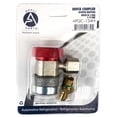 thumbnail image 5 of Appli Parts APQC-134H Quick Coupler R-134a High for Automotive Air Conditioning Charging and Service Red 1/4 in Bronze Adapter, 5 of 5