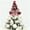 Red, variant on Large Candy Bows Hat for Christmas Tree Topper,Holiday Christmas Tree Topper Hat with Peppermint Bows Ribbon Decoration,Candy Christmas Decoration