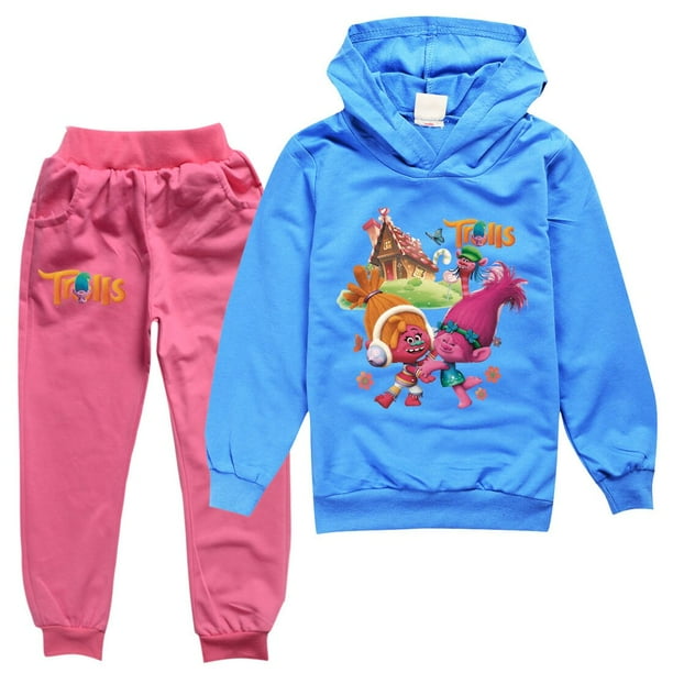 Conjunto de chandal para ninas sudadera con capucha y pantalones de algodon disfraz de Accion de Gracias para ninos pequenos zhangmenya LED