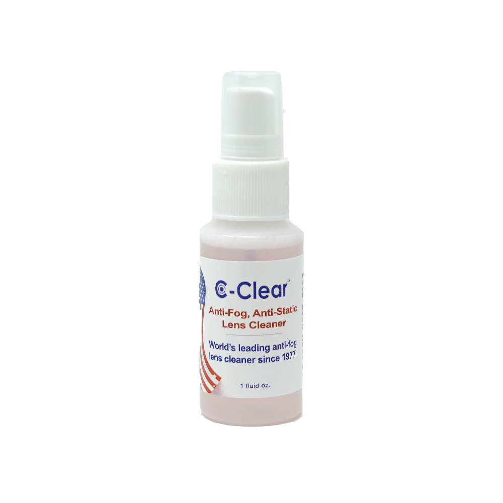 CClear AntiFog AntiStatic Lens Cleaner for PPE Face Shields and