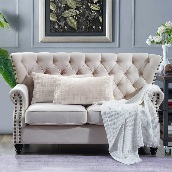 Home Soft Things Textured Velvet 2 Piece Pillow Shell Set - Gardenia - 14" x 26"