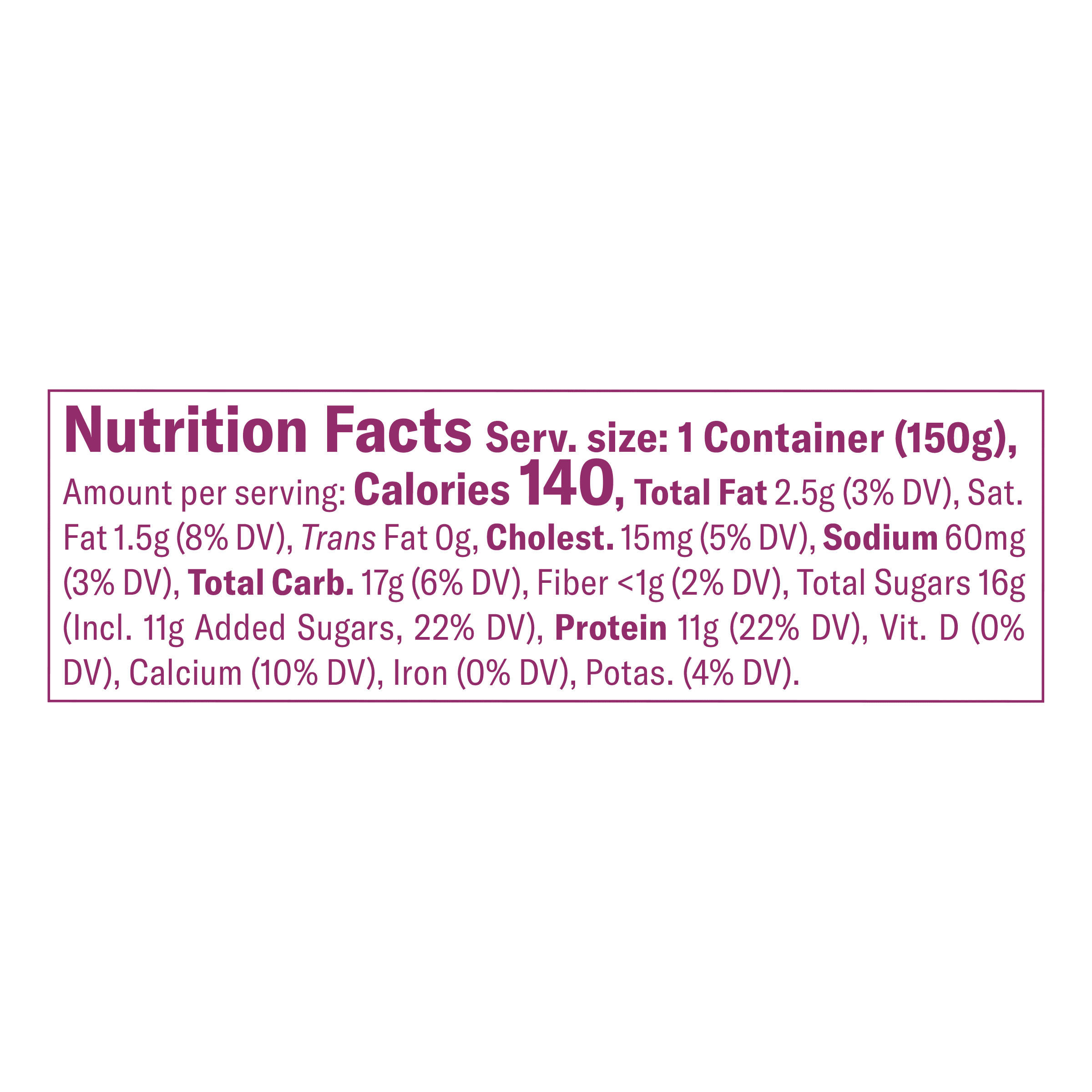 Chobani Reduced Fat Greek Yogurt Limited Batch Fruit Punch 5.3oz Cup