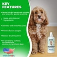 thumbnail image 4 of Large Slicker Brush & Lavender Detangler Spray Pack for Long-Haired Dogs - Dematting Kit with Leave-In Conditioner to Reduce Mats Knots and Tangles, 4 of 8