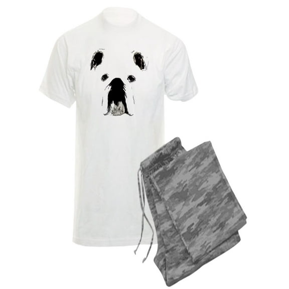 CafePress - Bulldog Bacchanalia - Men's Light Pajamas