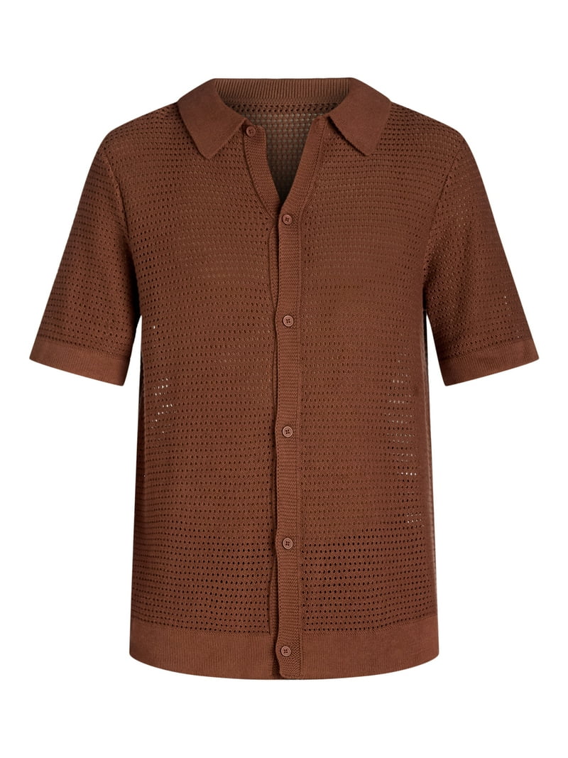 トップス BoTT Button Down Knit Polo L BoTT / BUTTON DOWN KNIT POLO / NAVY | Sophomore