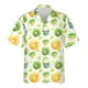 thumbnail image 5 of Camisa hawaiana con estampado 3D de donas y delicioso postre para hombre, camisas hawaianas con solapa y manga corta informales, 5 of 5
