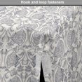 thumbnail image 4 of Victorian Dog Crate Cover, Continuous Delicate Thin Line Drawn Floral Pattern in Calm Tones, Easy to Use Pet Kennel Cover Small Dogs Puppies Kittens, 7 Sizes, Eggshell and Purpleblue, by Ambesonne, 4 of 6