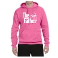 thumbnail image 2 of Wild Bobby, The Father Funny Movie Parody Husband Dad Daddy Boyfriend Gift | Mens Father's Day Hooded Sweatshirt Graphic Hoodie, Neon Pink, Medium, 2 of 4