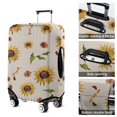thumbnail image 5 of Yellow Brown Green Leaf Sunflower Pattern Luggage Cover Fashion Suitcase Cover Baggage Covers Fit 25-28 Inch Luggage (Go Travel), 5 of 5