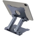 thumbnail image 1 of High-quality Tablet Holder, Adjustable Folding All-aluminum Solid Up To 13 Inches Tablet Holder-Space Grey, 1 of 6