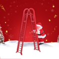 thumbnail image 4 of Muñeca de Navidad Colgante Soledad Escalera de Papá Noel Musical, 4 of 7