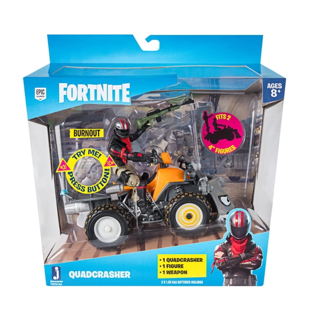 Fortnite Quadcrasher Burnout フィギュア付き Walmart Fortnite Quadcrasher Playset with 4-inch Burnout Action