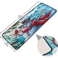 thumbnail image 2 of Dreamtimes Winter Snowman Hallway Runner Rug 2'x6' Kitchen Rug with Rubber Backing Red Cardinal Bird Non Slip Entryway Rug Runner Washable Soft Area Rug for Hallway Bedroom Kitchen Decor, 2 of 6