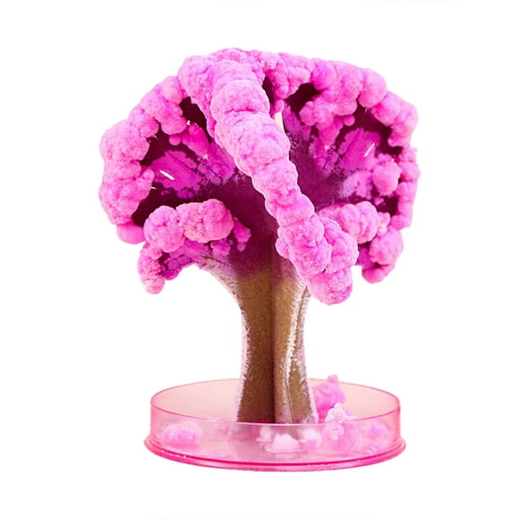Kjfeif Magic Sakura Cherry Blossom Paper Tree - Crystal Tree Growing Kit for Kids & Teens - DIY Science Kit - Educational Sakura Magic Tree - Grow Your Own Crystal Garden