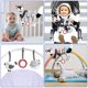 thumbnail image 5 of Juguetes de peluche en espiral para bebés, juguetes para cochecito en blanco y negro, juguetes de actividades en espiral y elásticos, juguetes para el asiento del automóvil, juguetes para cuna con son, 5 of 5