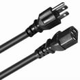 thumbnail image 2 of 5Ft 3 Prong Ac Power Cord For Tv, Computer, Printer, Radio, Monitor,Laptop,Oven, 2 of 6