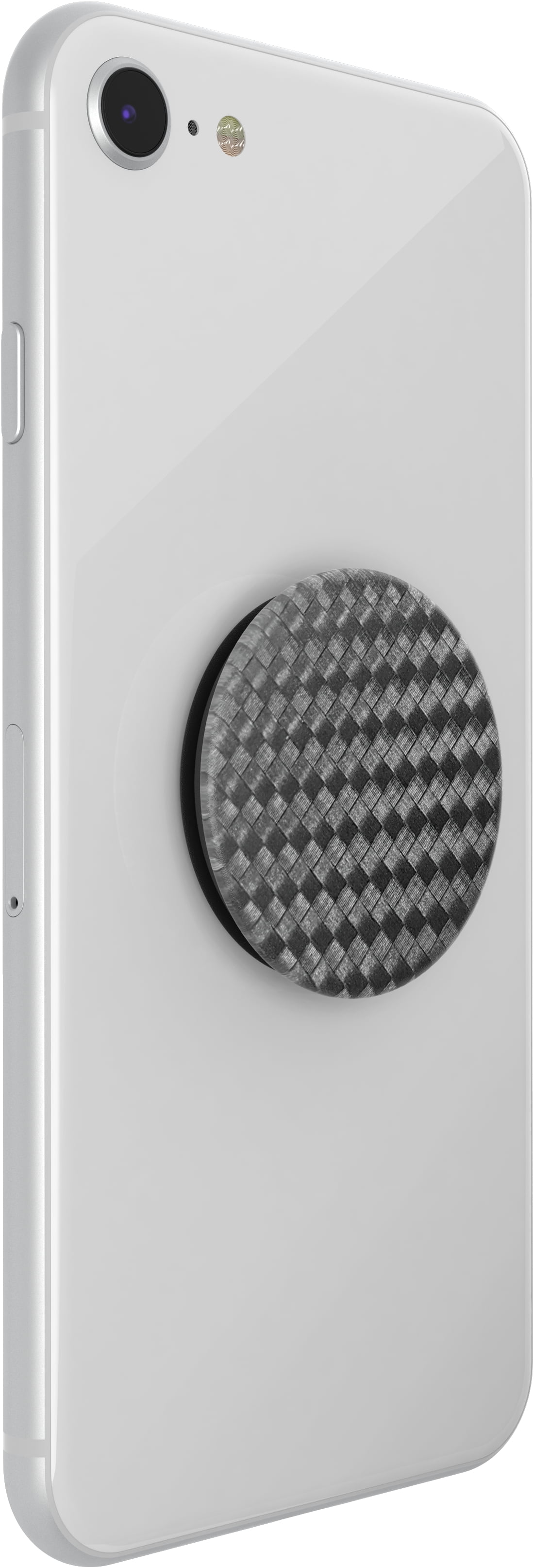 PopSockets Adhesive Phone Grip with Expandable Kickstand and swappable top- Carbonite Weave