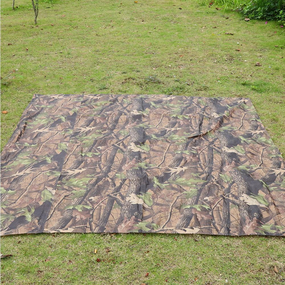 NEW Camo Camouflage Tarpaulin Tarp Waterproof Army Fishing Camping Ground Sheet 