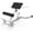 White, variant on Pinypikaka Dual Adjustable Roman Chair Back Extension Bench, Back Exercise Machine for Core Strength and Back Pain Relief for Home Gym, 330 lbs Weight Capacity