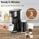 Sincreative Single Serve Coffee Maker for K Cup Pods & Ground Coffee ...