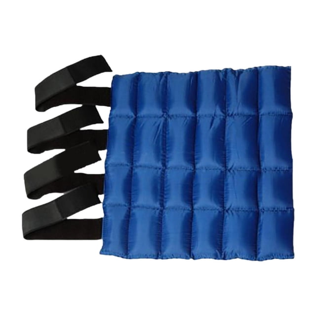 Envoltura de pierna de hielo de caballo envoltura de enfriamiento para caballos versátiles 24 accesorios de cuadrícula paquete de hielo Azul