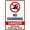 Warning Sign 1, variant on No Tobacco Or Marijuana Smoking at Any Time Warning Sign - 8"x12" Retro Metal Caution Street Tin Sign, Smoke-Free Decor for Business Home Street Road