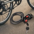 thumbnail image 3 of Bike Key Lock Chain Cycling Bicycle Bike Trolly Security Steel Wire Cable Locker, 3 of 9