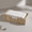 9.8" × 4.9" × 2.8" - Guest Towel, variant on 9.8" × 4.9" × 2.76" - Guest Towel Scalloped Travertine Napkin Holder for Bathroom and Tabletop