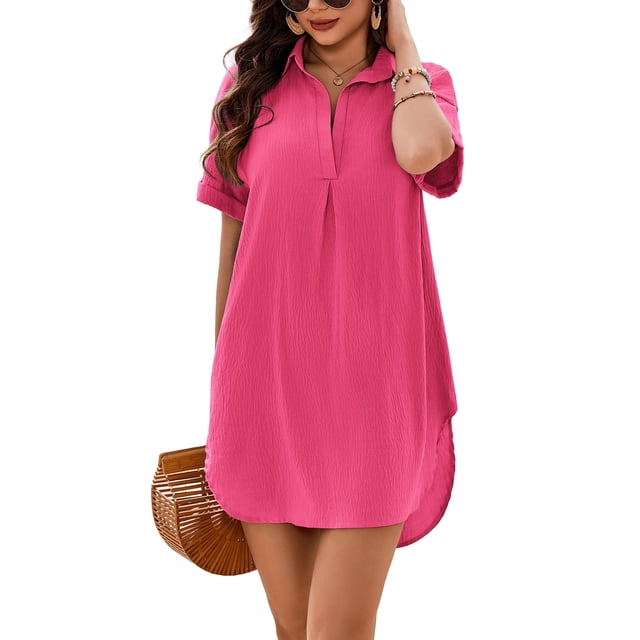 Traje de baño con cuello en V AI'MAGE, vestido de playa