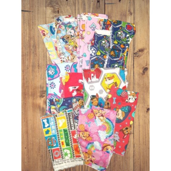 Assorted Paw Patrol Fabric - 1 lb Scrap Bundle