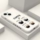 thumbnail image 2 of Funda de silicona con gato para iPhone, carcasa bonita de café para iPhone 16, 15, 14, 13, 12, 11, X, XR, XS Plus, Pro Max, Mini, 2 of 5