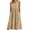 01 Khaki, variant on Dresses for Women Summer Sundress Sleeveless Casual Dresses V Neck A-Line Beach Dress with Pockets