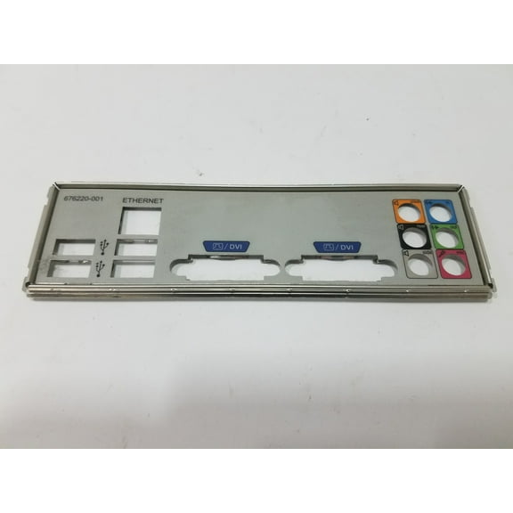 Pre-Owned HP 670960-001 I/O Shield For Pavillion P6 Desktop Motherboard (Good)