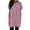Pink1, variant on Plebaso Womens Short Sleeve Hoodie Tops Drawstring Hooded Tunics Summer Casual Lightweight Pullover for Women