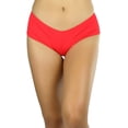 thumbnail image 3 of ToBeInStyle Women's Micro Mini Shorts - Red, 3 of 5