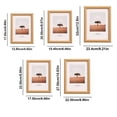 thumbnail image 5 of Wood Picture Frame, Tabletop or Wall Mount for Photos, 5 of 7