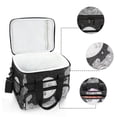 thumbnail image 6 of FORMRS Insulated Cooler Bag 24 Cans Capacity Soft Leakproof Lunch Box with Side Pockets, Black Moon, 6 of 7