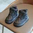thumbnail image 4 of Botas De Nieve Botas planos de cuero de PU Botas casuales para niños Botas cálidos Felpa impermeable para viajes al aire libre Ndcxsfigh Tenis De Mujer Tenis De Hombre, 4 of 8